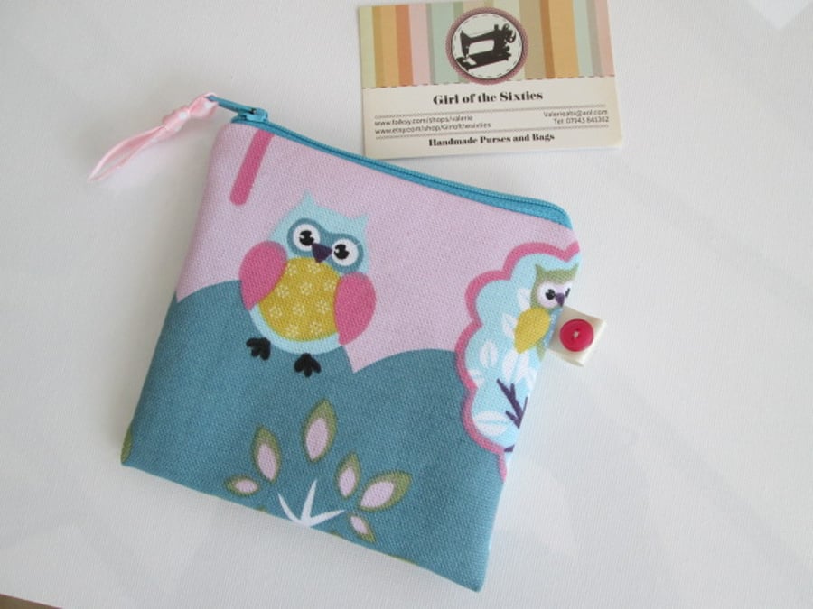 SALE  Owls Coin Purse