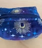 Constellation Print Quilted Fabric Mini Box Bag - Image 4