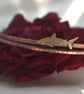 Handmade Copper Shark Bangle Set of Two - Image 3