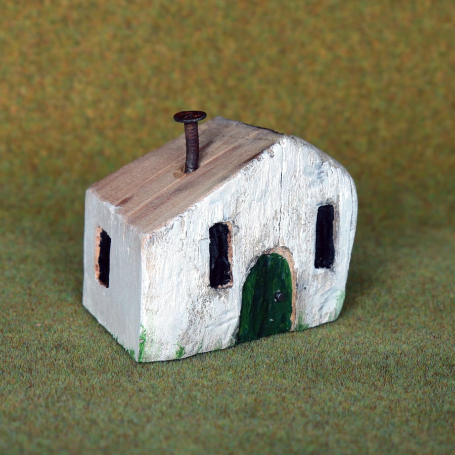 Scottish island Inspired Wonky Driftwood Cottage