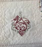 Day of the Dead Style Wall-hanging, Lap Quilt, Small Bed Cover. - Image 5