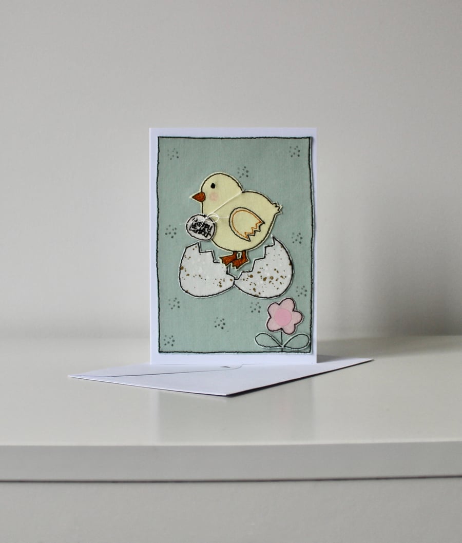 'Happy Easter' - Handmade Blank Card