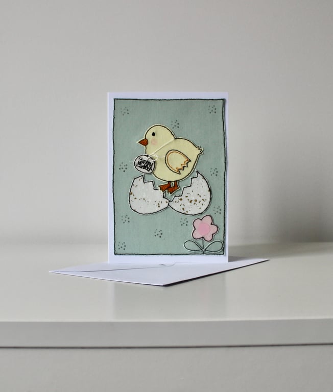 'Happy Easter' - Handmade Blank Card