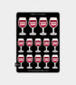 Funny Vinyl Sticker Sheet For Adults - Adulting Wine