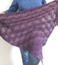 Hand knitted reversible shawl - Image 2