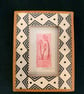 Three mini Framed Collagraph prints in Pink - Image 4