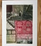 Industrial Railway Patchwork -   Original Collagraph Print  - Image 1