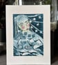 Dreaming of Home - Original Collagraph Print - Printmaking - Image 1