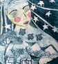 Dreaming of Home - Original Collagraph Print - Printmaking - Image 4