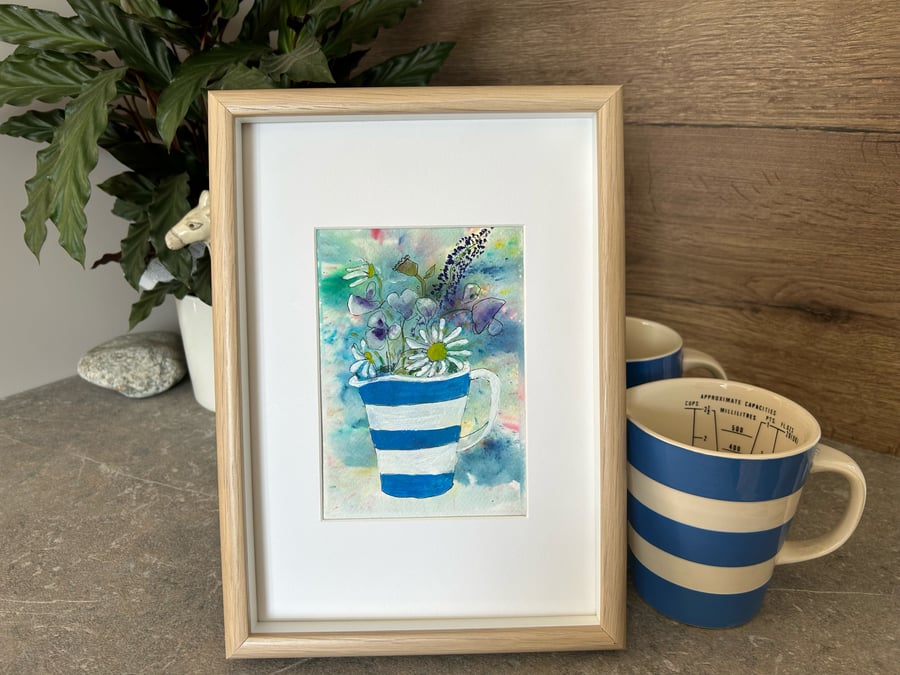 Summer Flowers  Original Painting 