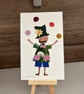 Street Juggler - quirky collage - nursery art - Image 1