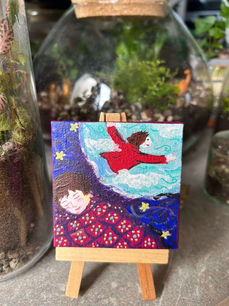 Flying Dreams - Original Art - ideal Christmas Gift.