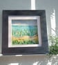 3D Coastal Watercolour Art, Handmade Sea Glass Beach Scene, One-off Desk Decor - Image 4
