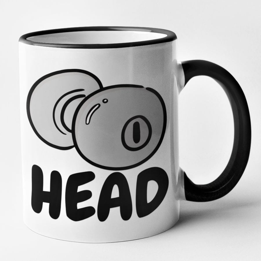 Knob Head Mug Funny Novelty Coffee Cup Gift For Husband Boyfriend Secret Santa 