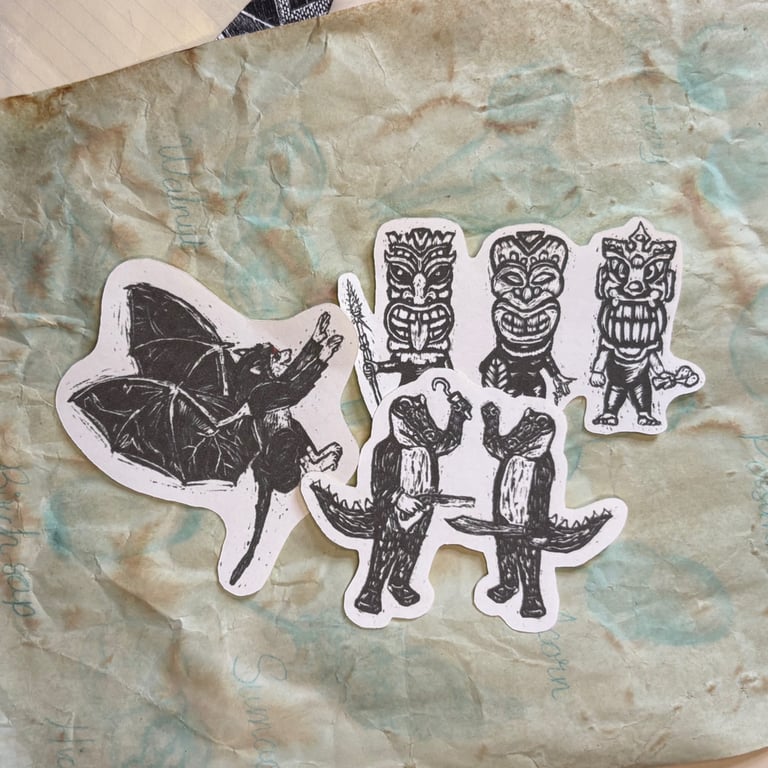 Mellifera Dynasty paper sticker pack - companions