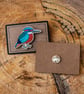 Hand-Painted Wooden Kingfisher Pin – Bird Lover Gift - Image 2