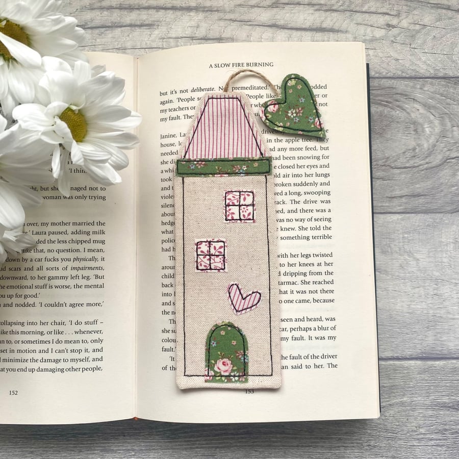 Tall house bookmark