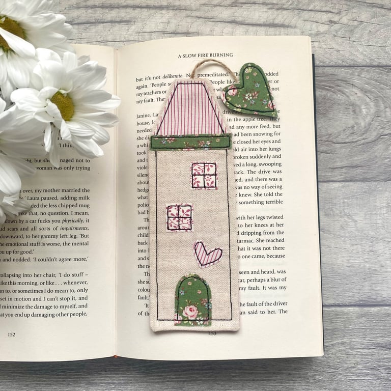 Tall house bookmark