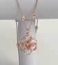 Rose Gold Sterling Silver Chainmaille Pendant and necklace “Last One Available” - Image 8