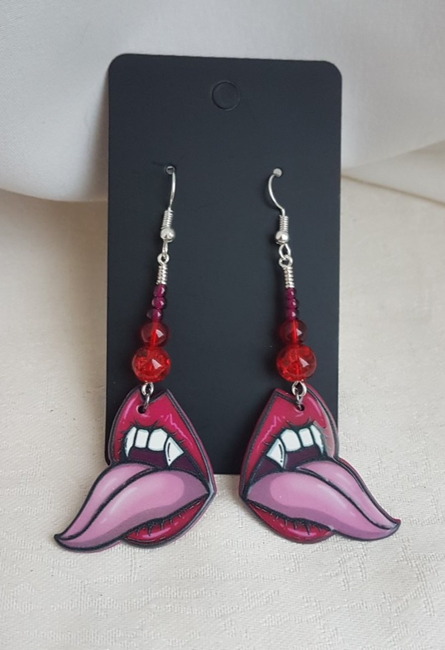 The Thirst - Vampire Mouth Earrings