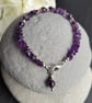 Amethyst Chip and Sterling Silver Bracelet - Image 5