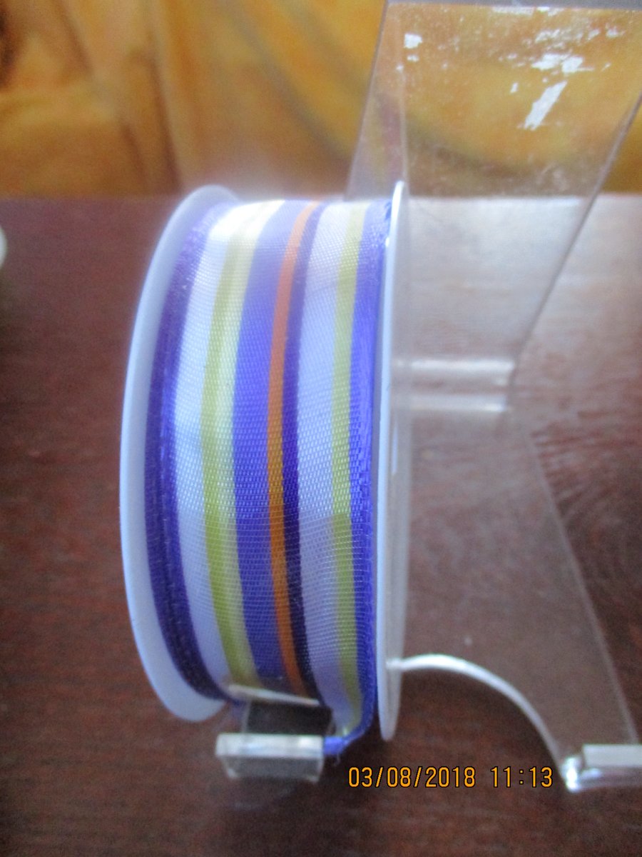 1.5m Stripy Ribbon