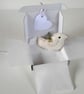 'A little bird told me'wool felt and crochet bird letterbox gift. - Image 5