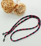 Multi Mix Glasses Cord, crochet cotton eyewear chain