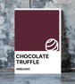 CHOCOLATE TRUFFLE Greeting Card – Colour Swatch Series (A6, Blank Inside)