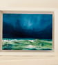 Green Sea Swell - original oil painting  - Image 2