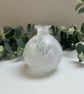 Decoupage Small Glass Bud Vase :Boat, Upcycled - Image 2
