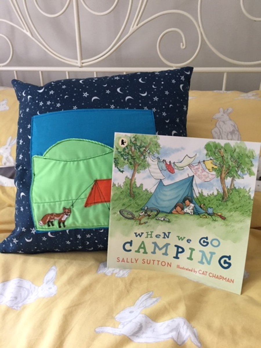 When We Go Camping Story Cushion