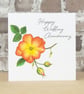 Anniversary Card Rose