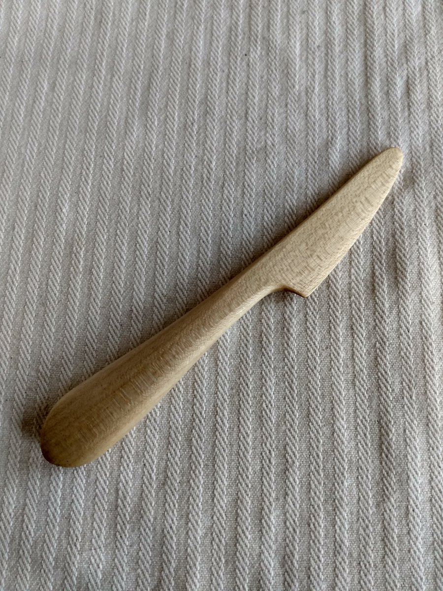 Butter Knife - Hand Carved Wood  