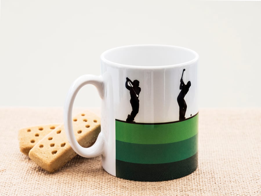 Golfers Coffee Mug for Golfing Fans, Enthusiasts and Players