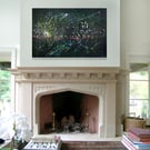 Dissolving Dream abstract dark forest dreamscape landscape painting