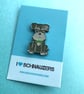 Schnauzer Enamel Pin - Image 1