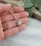 Silver Pebble Necklace with Moon and Copper and Brass Accents - Image 3
