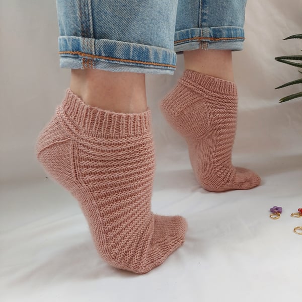 Sock Knitting pattern (Digital PDF) Ankle sock Digital pattern! 