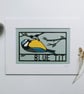 Papercut Blue Tit - Garden Birds - Original Art