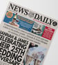 Personalised Anniversary Gift Newspaper, for any year - Image 3
