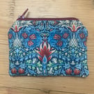 William Morris Snakeshead Design Quilted Fabric Mini Purse