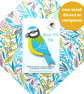Blue Tit Pin Badge, Garden Bird Brooch, Garden Birds, Wooden Accessories - Image 5