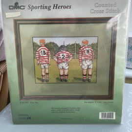 DMC Sporting heroes series counted cross stitch kit Nice Try K1191 Rugby players