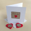 "I Love You" Card with either a Pocket Hug or a Love Token