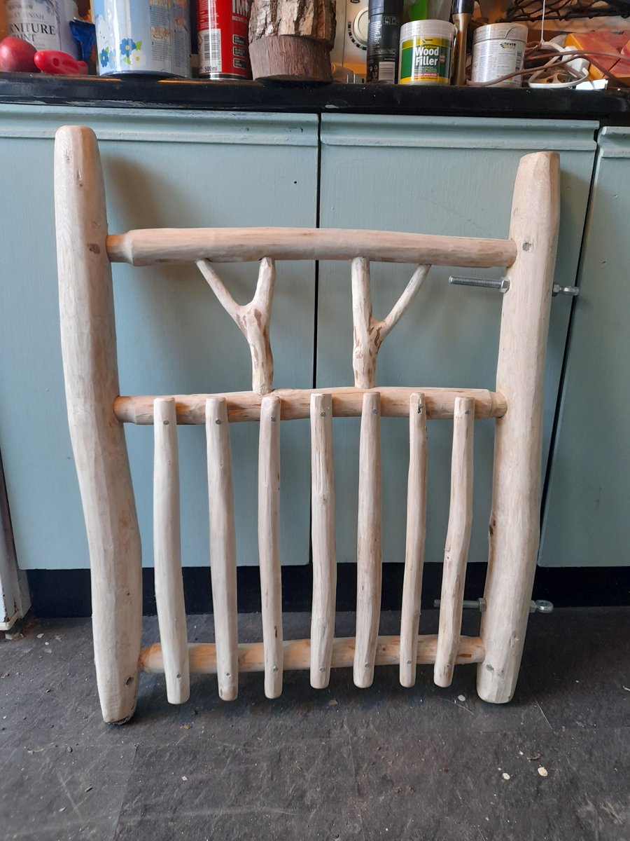 Handmade Country gate. Natural English wood coppice gate