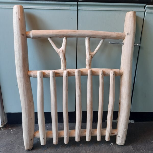 Handmade Country gate. Natural English wood coppice gate