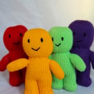 Hand Knitted Jelly Baby Dolls Collectable