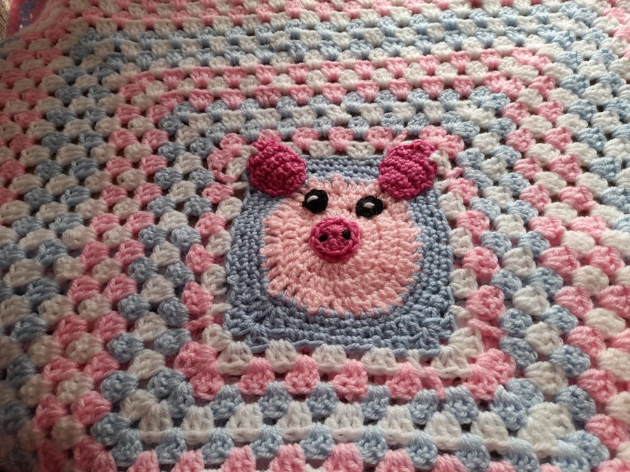 Baby Blanket This little piggy Folksy