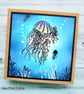 Jellyfish Card - blank, birthday, fathers day, marine life